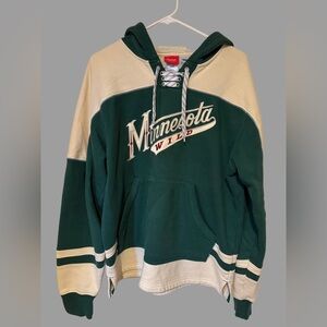 Reebok Faceoff Minnesota Wild Hoodie Medium
